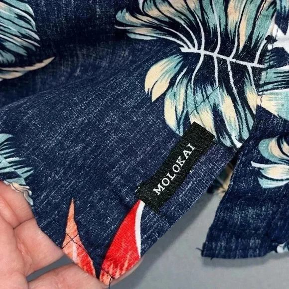 Molakai Surf Hawaii’s Shirt button front short sleeve vacation everyday … - Picture 6 of 8